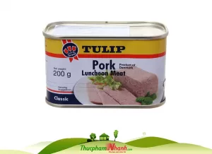 Thịt heo Tulip Luncheo - Hộp 200g