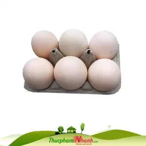 Trứng vịt - hộp 6 trứng